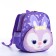 Baby backpack on lightning, 3 outer pockets, lilac color