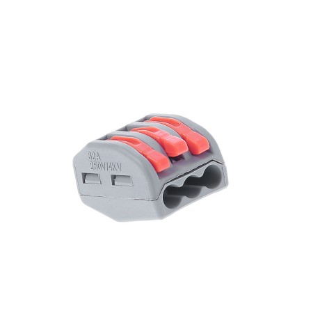 Compact connective terminal Smartbuy, 3 holes with levers
