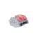 Compact connective terminal Smartbuy, 3 holes with levers