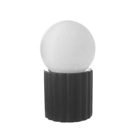 Table lamp "Moon" LED 1x40W E27 Black 11x11x21cm-5