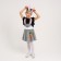 The carnival costume "Gray is gray with a muzzle", plush, p. 28, growth 98-104 cm