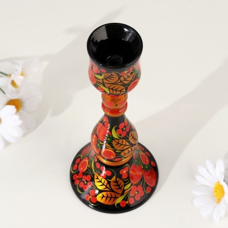 Candlestick, 20x8 cm, Khokhloma-2