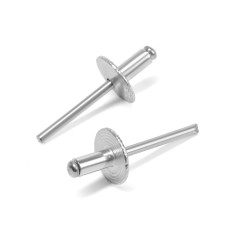 Rolls of the tundra krep, exhaust, aluminum-old, 4.8x10 mm, unpainted, 500 pcs