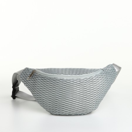 Lightning waist bag, gray color-1