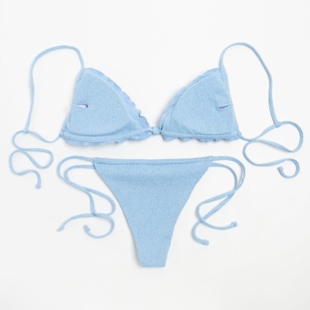 Swimsuit female separate minku color blue, size 44-6