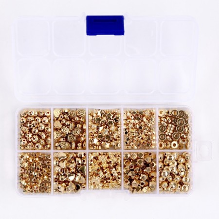 Set for creating jewelry "luxurious beads", set of 500 pcs., 10 types of beads