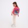 Baby backpack on lightning, pink color