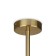 Freya FR1009CL-05BS SIDE, 710x710x600 mm ceiling lamp, E14, 5x40W, brass color