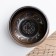 Musical instrument singing bowl Music Life, black with patterns, 8 cm
