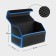 Organizer COFR in the trunk of a car, bag, EVA material, 50 cm, blue kant