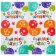 Paper napkins "Happy birthday", stars, 24x24 cm, 20 pcs