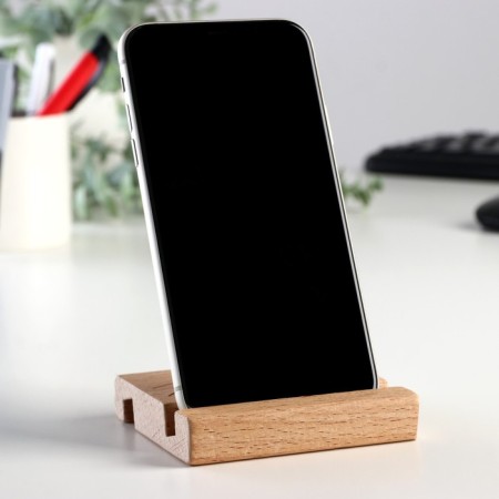 Stand for the phone, the tablet "Happiness begins with you" 8x8x1.6 cm-2