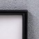Photo frame plastic L-4 21x30 cm, black (plastic screen)