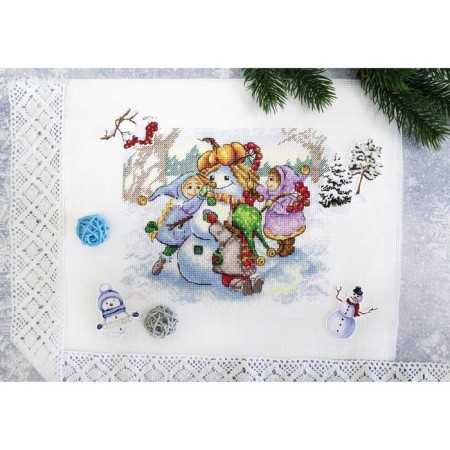 Embroidery Set "Friendly Team" 15 × 19 cm-1