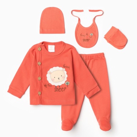 Kit for children 5 items, orange color, height 56-62 cm