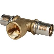 Тройник-пресс STOUT SFP-0007-003420, d=20 х 3/4" х 20 мм, внутренняя резьба, латунь
