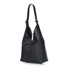 Female bag, artificial leather, 295x380x95 cm, black
