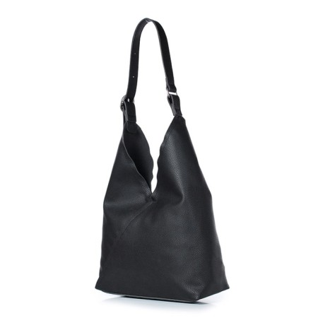 Female bag, artificial leather, 295x380x95 cm, black