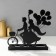 Summary Metal for 3 candles "Romantic bicycle trip" Black 16.8x18.5x6 cm