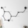Decorative metal hooks "Molecules" black 29.5x55 cm