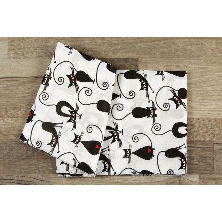 Sheet, size 150 × 210 cm, cat print