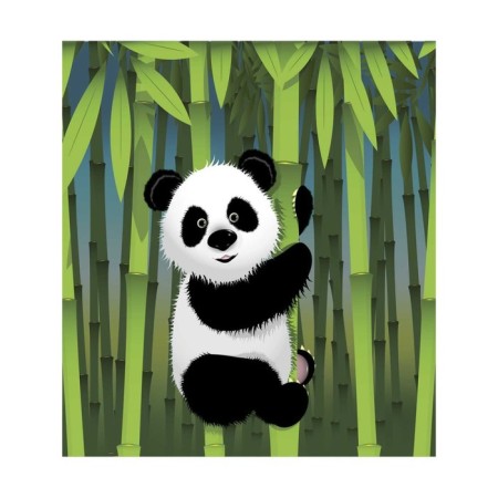 Protective cape on the back of the car seat "Happy Panda"-1