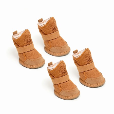 Eleans boots, set 4 pcs, size 3 (sole 5 x 4.2 cm) brown-6