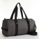 Sports bag with lightning, 2 pockets, long belt, gray color