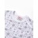Body baby with short sleeve "Bunny", white/pink color, height 68