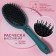 Massage comb, 7.5 × 24.5 cm, turquoise color