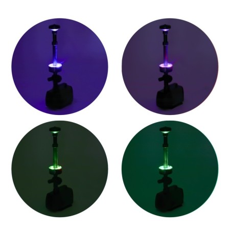 Garden Fountain with LED-3800FP backlight, 40 W, h = 2 m, 2000 l/h, 15 LED lamp-3