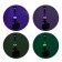 Garden Fountain with LED-3800FP backlight, 40 W, h = 2 m, 2000 l/h, 15 LED lamp