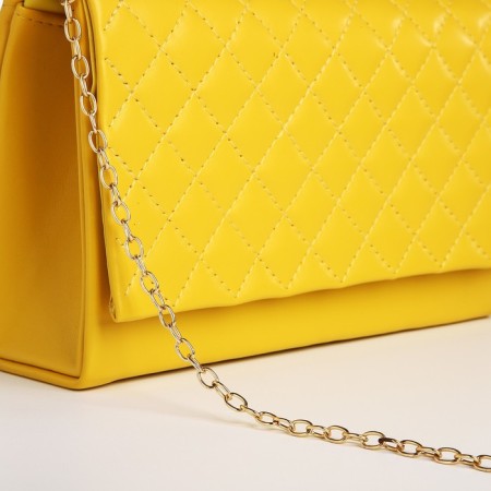 Bag-clate on magnet, yellow color-3