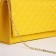 Bag-clate on magnet, yellow color