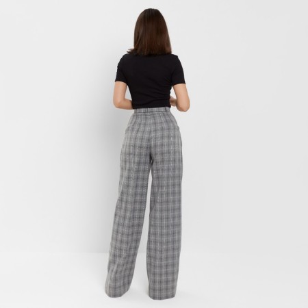 Women's pants Minaku: classic color gray, rr 48-3