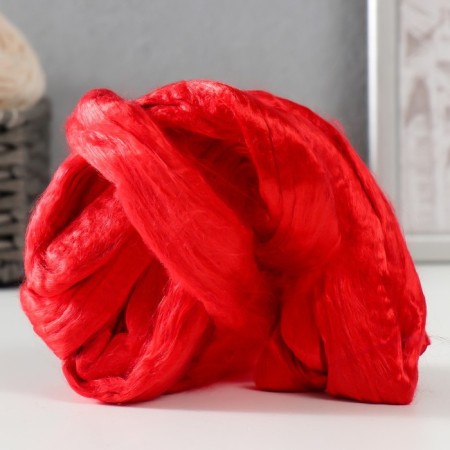 Fasting wool 100% viscose 50g (88 red poppy)