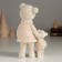 Polystone souvenir "Bear with a baby in pink sweaters" 9x7x16 cm