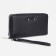 Women's wallet with lightning, black color