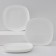 Set of substitution plates Luminarc Lotusia, d = 25.5 cm, glass ceramic, 6 pcs, white color