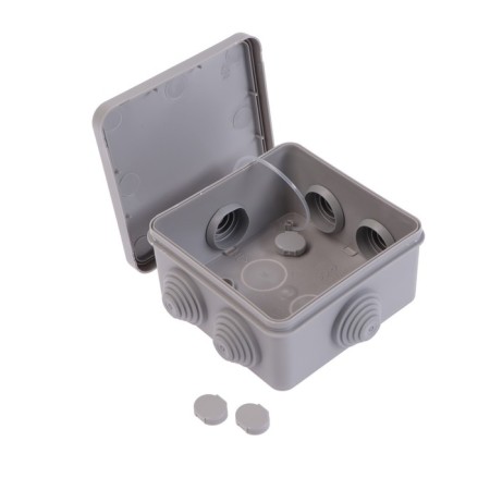 Distribution box SE, 100x100x50 mm, IP55, for open installation, gray, IMT35091-1