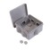 Distribution box SE, 100x100x50 mm, IP55, for open installation, gray, IMT35091