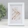 Photo frame Plastic "Mira" 10x15 cm, white (plastic screen)