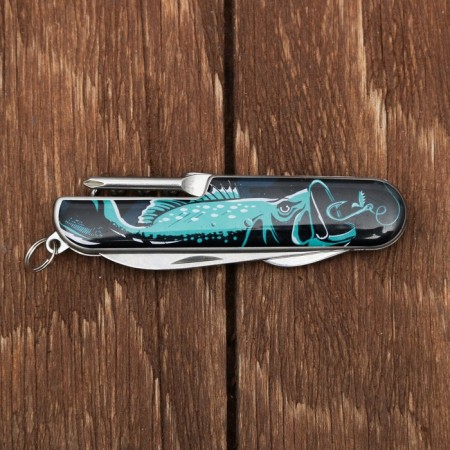 Gift set "Best Fisherman": Knife Multitula, Stop 2 pcs-2