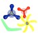 Boomerang, set 4 pieces, color mix