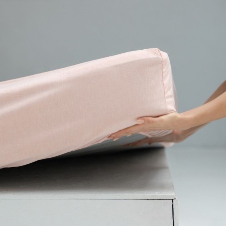 Boyle gum sheet, size 200x160x25 cm, peach color