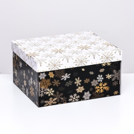 Folding box "Snowfall", 31.2 x 25.6 x 16.1 cm-2