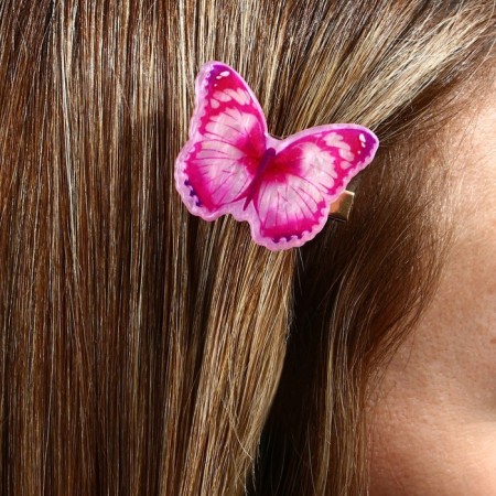 Hair hairpin -spinning "butterfly", 3.6 x 3 cm-7