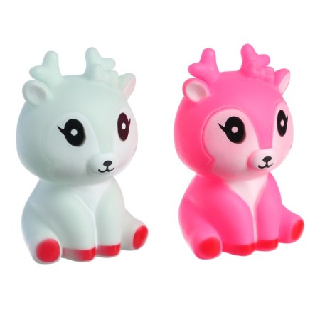 A set of rubber toys for the bathtub "deer", 2 pcs, color mix, crush me-20
