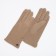 Gloves are female, dimensionless, without insulation, beige color