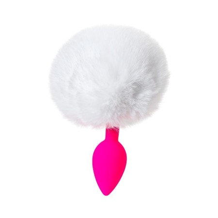 Anal sleeve Todo byfa Sweet Bunny, tail, silicone, d = 2.8 cm, 13 cm, pink color 90768-2